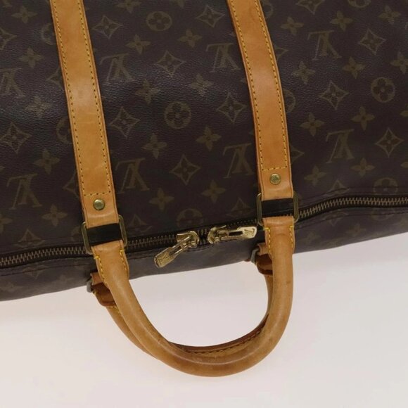 LOUIS VUITTON Monogram Keepall 50 Boston Bag M41426 LV Auth 137093 - Picture 8 of 16